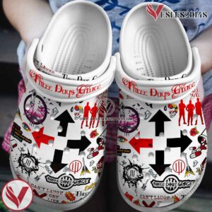 Three Days Grace Music Crocs Crocband Clogs Shoes, Unique Gifts For Fans Style 2 - Vesles2014S