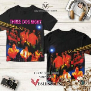 Three Dog Night Band Black Album 3D T-Shirt, Unique Gifts For Music Lovers - Vesles2014S