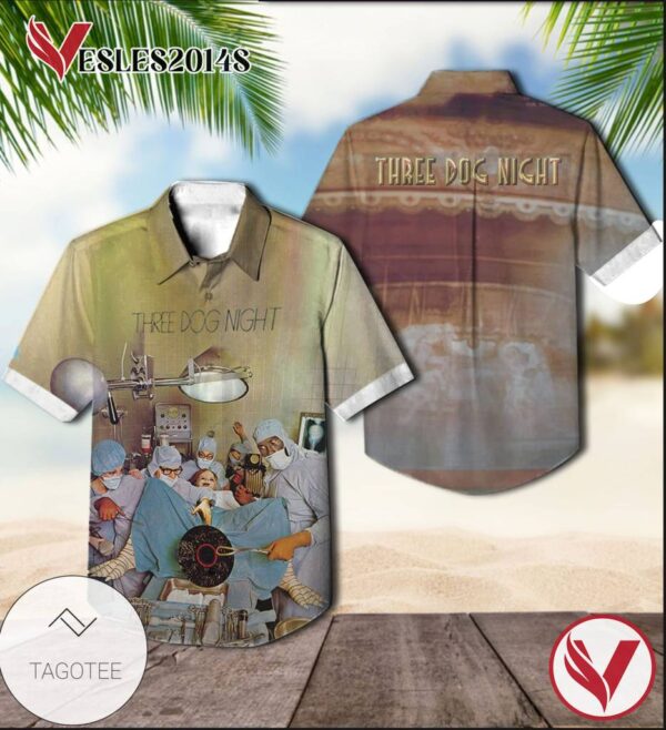 Three Dog Night Hard Labor Album Cover Hawaiian Shirt, Best Gift For Music Lovers Vesles2014S