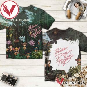 Three Dog Night It A Jungle Album Cover Shirt, Perfect Gifts For Music Lovers - Vesles2014S