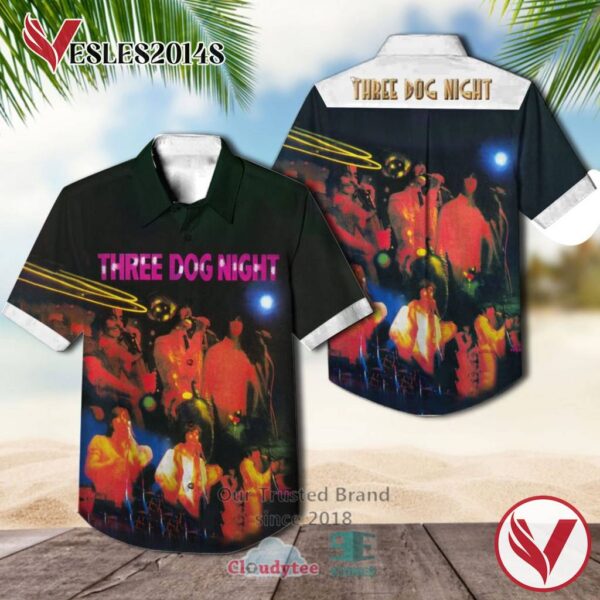 Three Dog Night The Show Album Hawaiian Casual Shirt, Best Gift For Music Lovers Vesles2014S