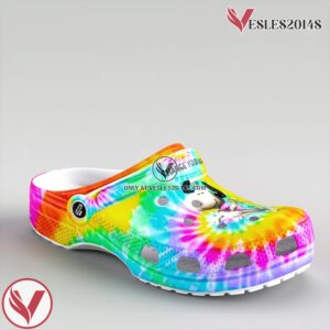 Tie-Dye Snoopy and Peanuts Crocs 3D Clog Shoes Gift for Family, Unique Gift From Vesles2014S 4