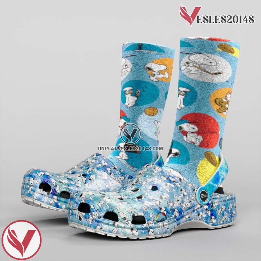Tie-dye Snoopy Gifts Crocs Clog Shoes, Unique Gift From Vesles2014S 2