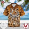 Tiger Funny Animal Lovers Hawaiian Graphic Print Short Sleeve Hawaiian Casual Shirt Vesles2014S