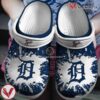 Tigers White-Navy Clog Shoes, Unique Gift From  Vesles2014S