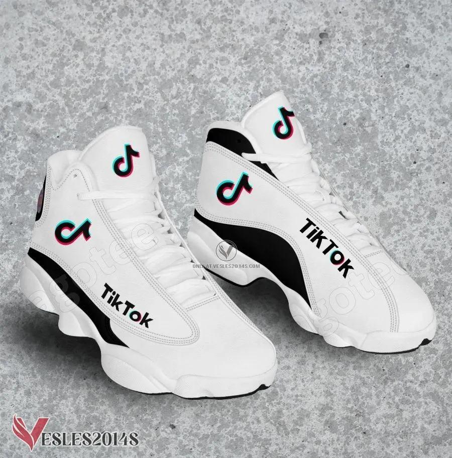 TikTok Logo Air Jordan 13 Shoes, Best Sneaker Gifts For Fans - Vesles2014s