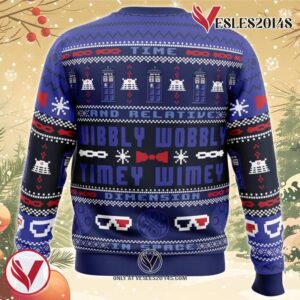 Timey Wimey Doctor Who Ugly Christmas Sweater, Unique Christmas Gift For Fans - Vesles2014S 1