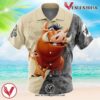 Timon & Pumbaa Lion King Hawaiian Button Up Shirt, Perfect Gifts For Anime Lovers - Vesles2014S
