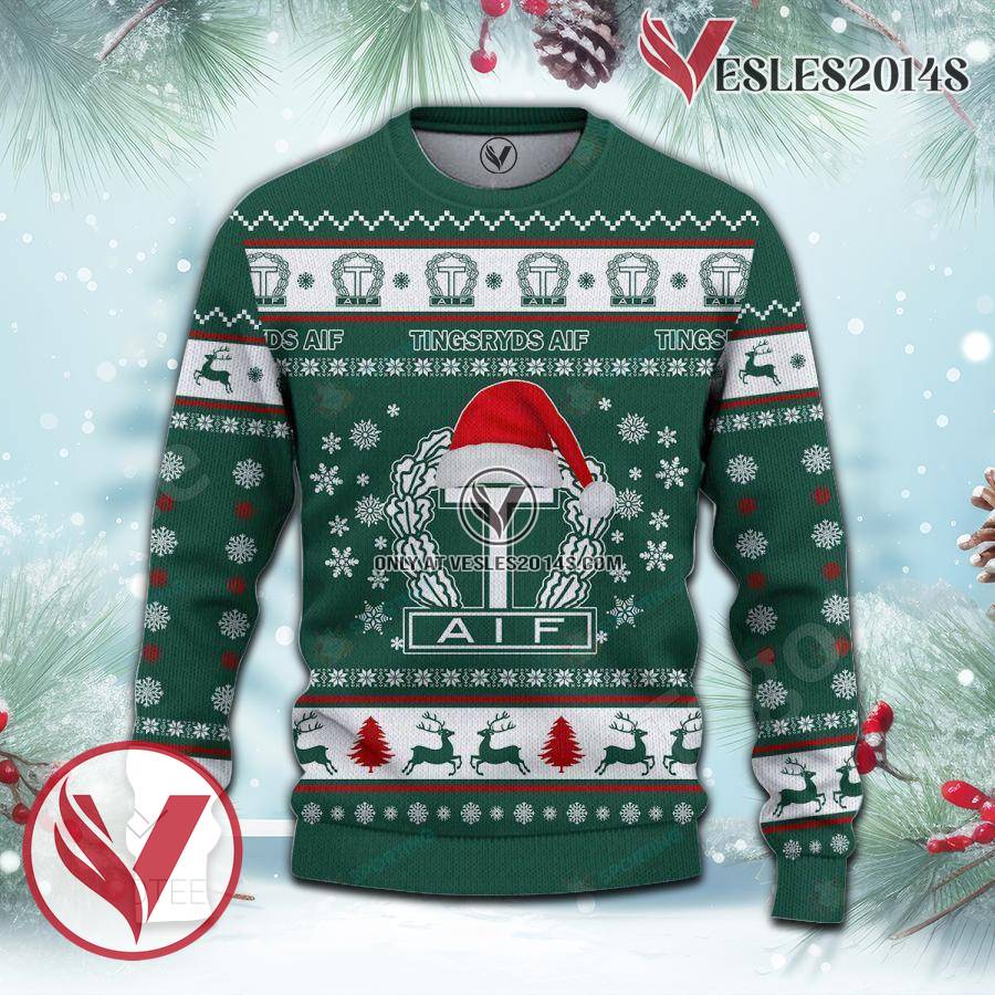 Tingsryds AIF Sport Ugly Christmas Sweater, Unique Gifts For Fans - Vesles2014aS 2