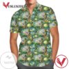 Tinkerbell in Pixie Hollow Disney For men And Women Graphic Print Short Sleeve Hawaiian Casual Shirt Vesles2014S