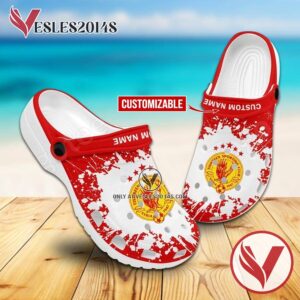 Tishreen SC Logo Custom Crocs Shoes For Men And Women, Unique Clogs Shoes For Fans - Vesles2014S