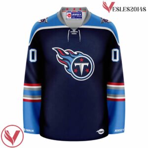 Titans Pride Tennessee Customize Navy Hockey Jersey, Gifts For Ice Hockey Fans - Vesles2014S 3