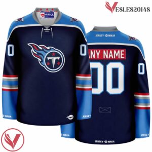 Titans Pride Tennessee Customize Navy Hockey Jersey, Gifts For Ice Hockey Fans - Vesles2014S