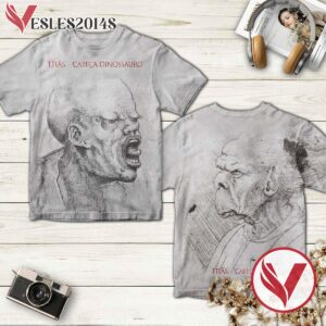 Titas Cabeca Dinossauro Album Cover Shirt, Perfect Gifts For Music Lovers - Vesles2014S