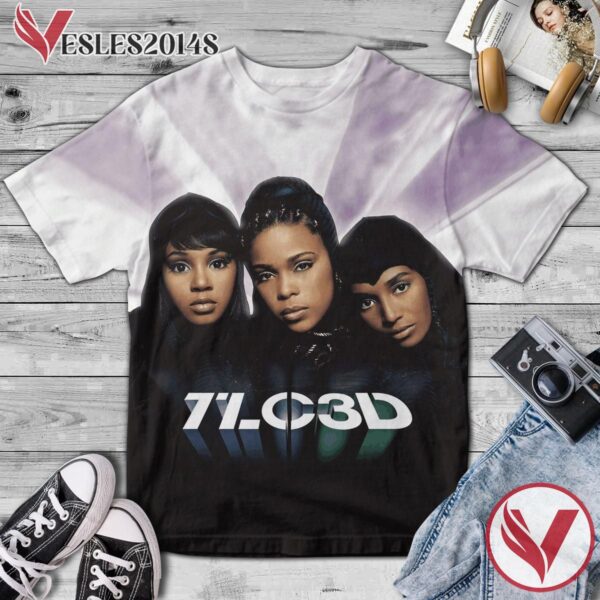 Tlc Band 3d Album Cover Shirt, Perfect Gifts For Music Lovers - Vesles2014S