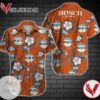 Tlmus Busch Beer Tropical Hawaiian Graphic Print Short Sleeve Hawaiian Casual Shirt Vesles2014S