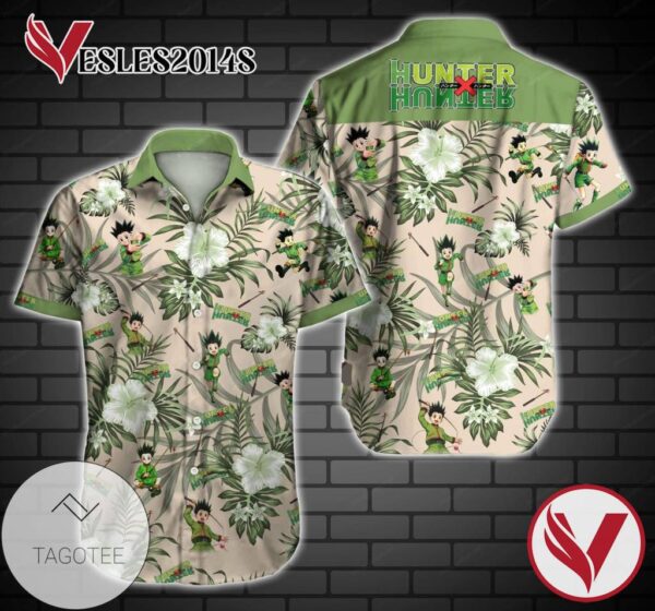 Tlmus Hunter x Hunter Hawaiian Graphic Print Short Sleeve Hawaiian Casual Shirt Vesles2014S 1