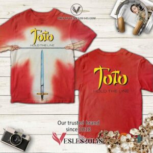 ToTo Band Hold The Line Album 3D T-Shirt, Unique Gifts For Music Lovers - Vesles2014S