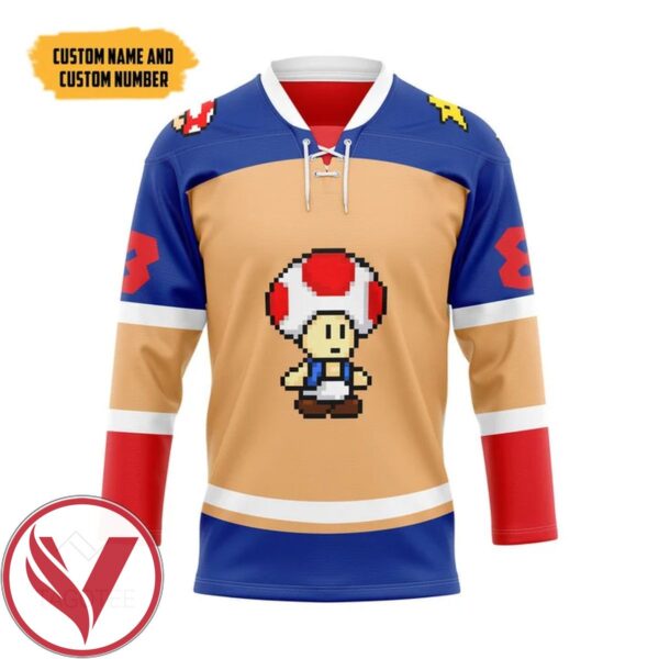 Toad Sports Custom Name Custom Number Hockey Jersey, Trending Gifts For Fans - Vesles2014s 1
