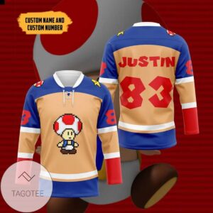 Toad Sports Custom Name Custom Number Hockey Jersey, Trending Gifts For Fans - Vesles2014s 4