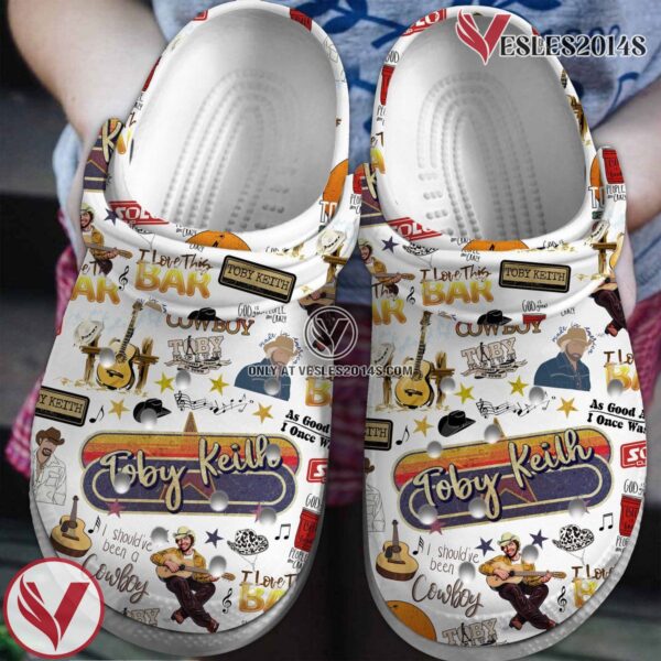 Toby Keith Music Crocs Crocband Clogs Shoes, Unique Gifts For Fans Style 5 - Vesles2014S