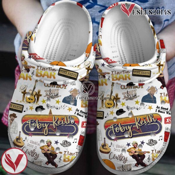 Toby Keith Music Crocs Crocband Clogs Shoes, Unique Gifts For Fans Style 6 - Vesles2014S