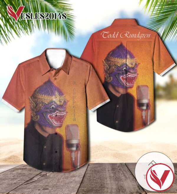 Todd Rundgren A Cappella Album Cover Hawaiian Shirt, Best Gift For Music Lovers Vesles2014S