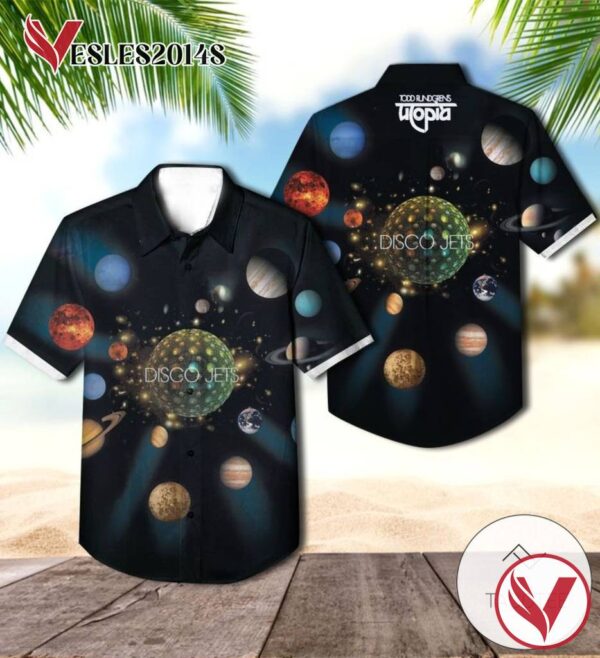 Todd Rundgren Disco Jets Album Cover Hawaiian Shirt, Best Gift For Music Lovers Vesles2014S