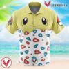 Togepi Face Pokemon Hawaiian Button Up Shirt, Perfect Gifts For Anime Lovers - Vesles2014S