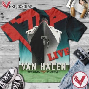 Van Halen Tokyo Dome Live In Concert Album Cover Shirt, Perfect Gifts For Music Lovers - Vesles2014S KV6