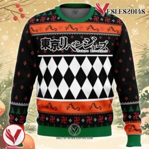 Tokyo Gang Tokyo Revengers Ugly Christmas Sweater, Unique Christmas Gift For Fans - Vesles2014S