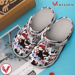 Tokyo Ghoul Anime Crocs Crocband Clogs Shoes Comfortable For Men Women and Kids, Unique Gift From Vesles2014S 2