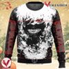 Tokyo Ghoul Kaneki Splatter Ugly Christmas Sweater, Unique Christmas Gift For Fans - Vesles2014S