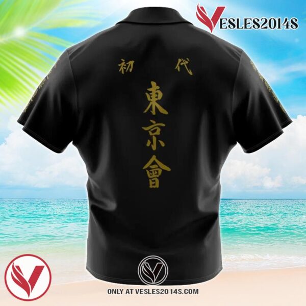 Tokyo Manji Gang Tokyo Revengers Hawaiian Button Up Shirt, Perfect Gifts For Anime Lovers - Vesles2014S 1