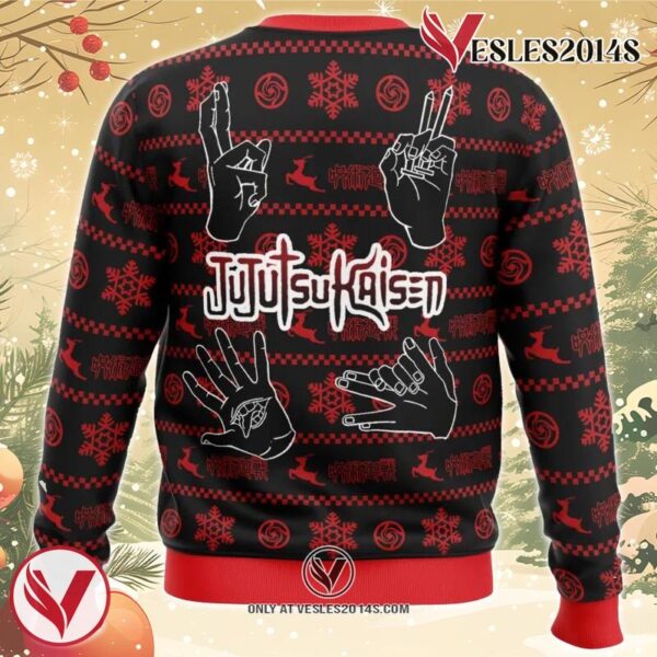 Tokyo Metropolitan Jujutsu Kaisen Ugly Christmas Sweater, Unique Christmas Gift For Fans - Vesles2014S 3