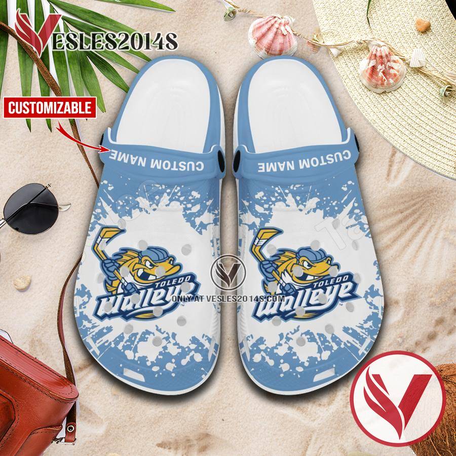 Toledo Walleye Logo Crocs Shoes For Men And Women, Unique Clogs Shoes For Fans - Vesles2014S 1