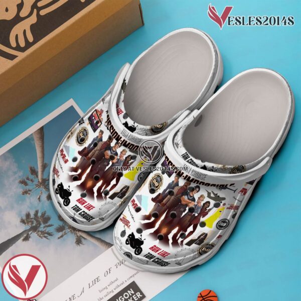Tom Cruise Mission Impossible Movie Crocs Crocband Clogs Shoes Comfortable For Men Women and Kids Style 2 - Vesles2014S 3
