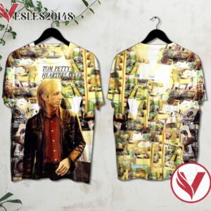 Tom Petty And The Heartbreakers Hard Promises Album Cover Style 2 Shirt, Perfect Gifts For Music Lovers - Vesles2014S