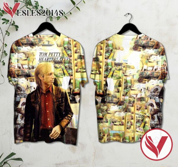 Tom Petty And The Heartbreakers Hard Promises Album Cover Style 2 Shirt, Perfect Gifts For Music Lovers - Vesles2014S