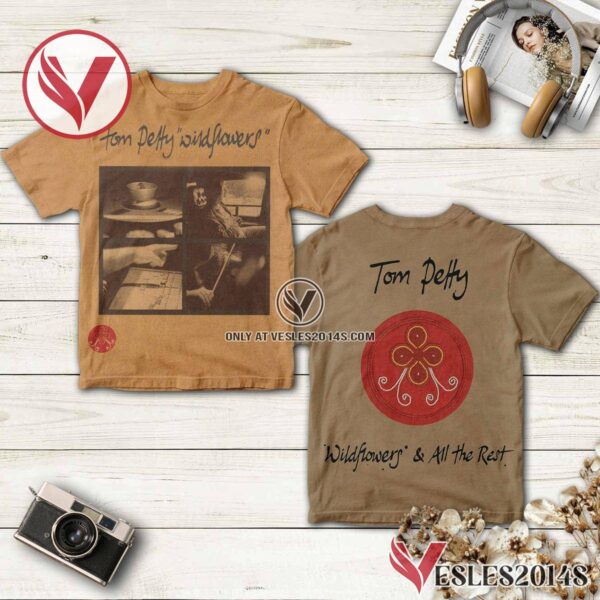 Tom Petty Wildflowers Album Cover Shirt, Unique Gifts For Music Lovers - Vesles2014S
