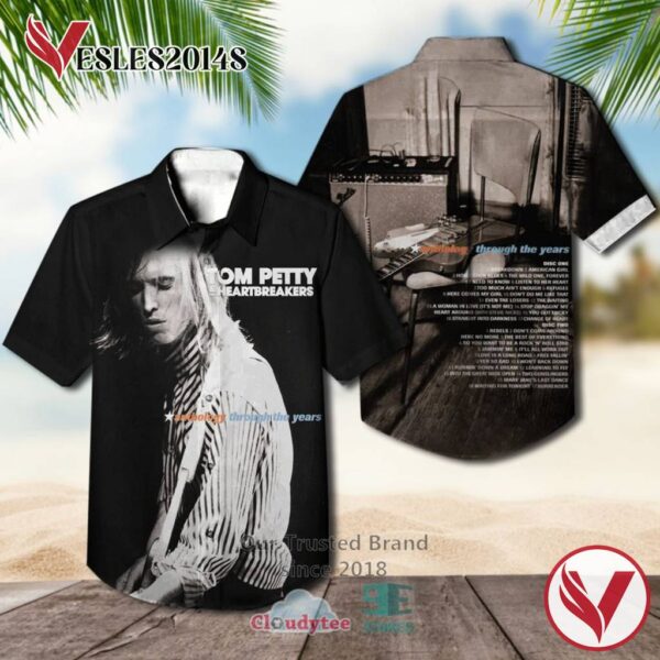 Tom Petty and the Heartbreakers Anthology Through the Years Album Hawaiian Shirt, Best Gift For Music Lovers Vesles2014S