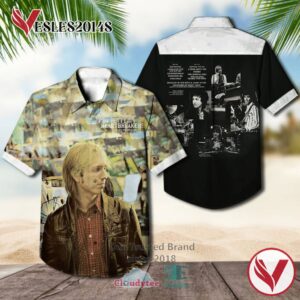 Tom Petty and the Heartbreakers Hard Promises Album Hawaiian Shirt, Best Gift For Music Lovers Vesles2014S