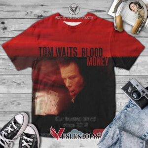Tom Waits Blood Money Album 3D T-Shirt, Unique Gifts For Music Lovers - Vesles2014S