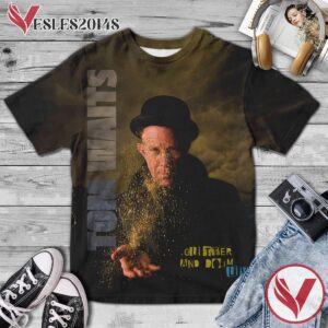 Tom Waits Glitter And Doom Live Album Cover Shirt, Perfect Gifts For Music Lovers - Vesles2014S