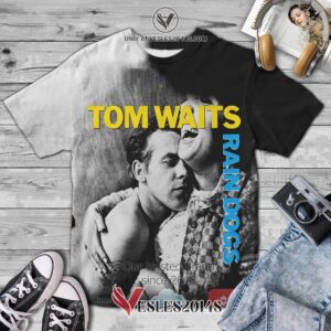 Tom Waits Rain Dogs Album 3D T-Shirt, Unique Gifts For Music Lovers - Vesles2014S