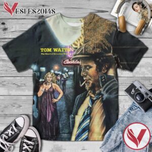 Tom Waits The Heart Of Saturday Night Album Cover Shirt, Perfect Gifts For Music Lovers - Vesles2014S
