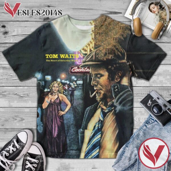 Tom Waits The Heart Of Saturday Night Album Cover Shirt, Perfect Gifts For Music Lovers - Vesles2014S