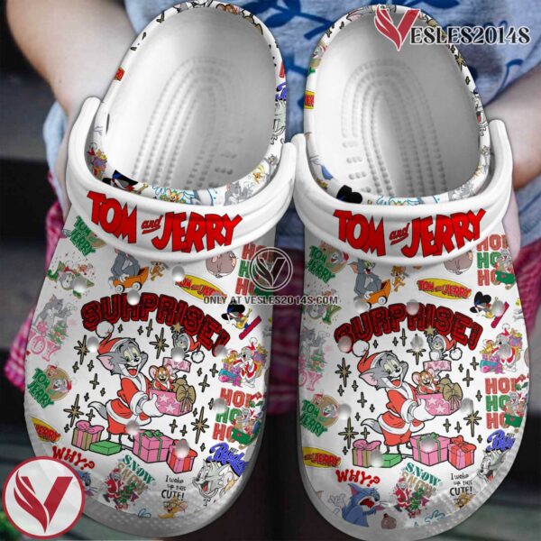 Tom and Jerry Movie Crocs Crocband Clogs Shoes Comfortable For Men Women and Kids - Vesles2014S
