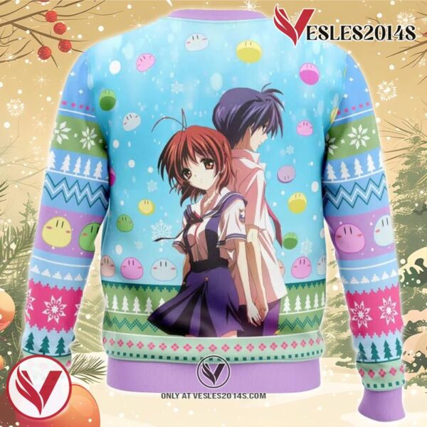 Tomoya And Nagisa Clannad Ugly Christmas Sweater, Unique Christmas Gift For Fans - Vesles2014S 1