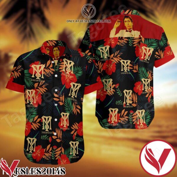 Tony Montana Scarface Hawaiian Shirt And Short, Unique Gifts For Friends - Vesles2014S 1